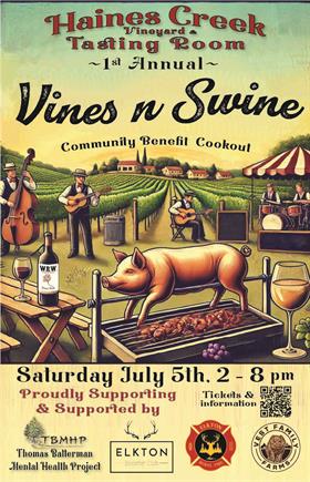Vines N Swine 1 Person Early Bird