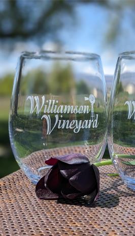 Logo Stemless Wine Glass