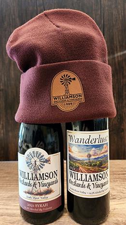 Leather Patch Beanie