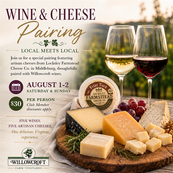 Locksley Cheese & Wine Pairing