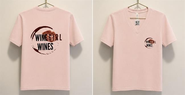 Womens Pink V Neck