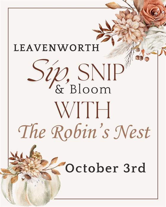 Sip, Snip, & Bloom- Stella Oct 3