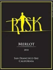 RISK Merlot San Francisco Bay CA 2018 750ml