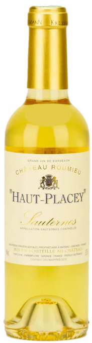 Chateau Roumieu Haut Placey Sauternes Bordeaux France 2022 375ml