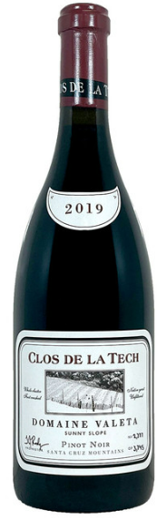 Clos De La Tech Domaine Valeta Sunny Slope Pinot Noir Santa Cruz Mountains 2019