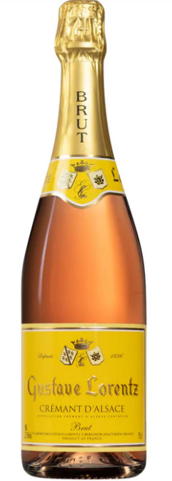 Gustave Lorentz Cremant Brut Rose Alsace France NV 750ml