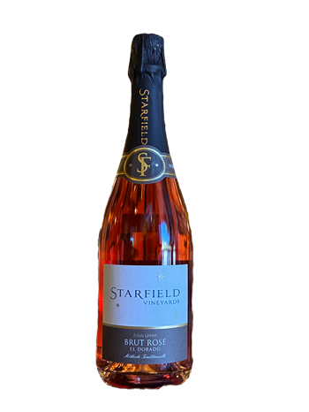 Starfield Vineyards Sparkling Rose El Dorado CA 2022 750ml