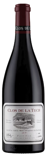 Clos de la Tech Santa Cruz Mt CA 2019 750ml