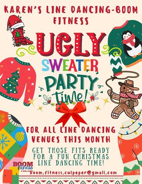 Line Dancing: Ugly Sweater Party!
