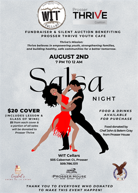 Thrive Fundraiser - Salsa Night Cover