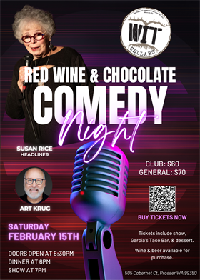 Red Wine Chocolate Comedy Night-Prosser