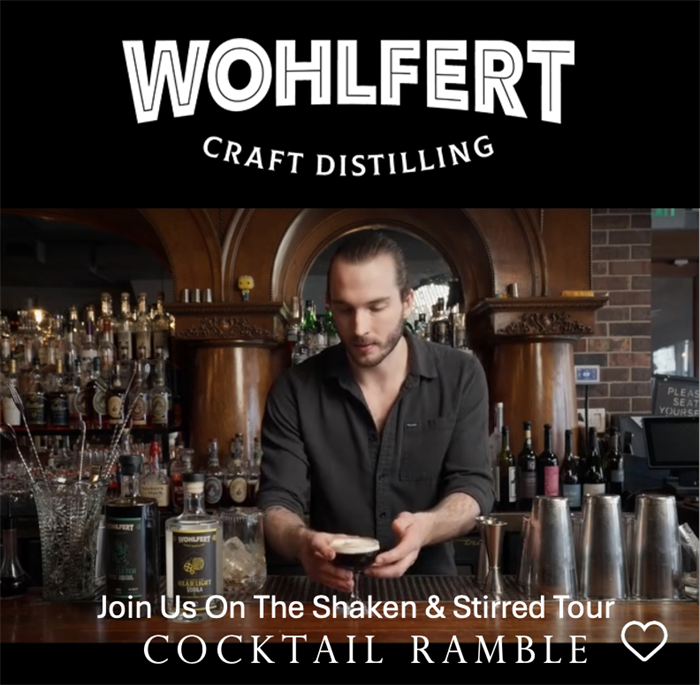Shaken & Stirred Tour Cocktail Shopping List