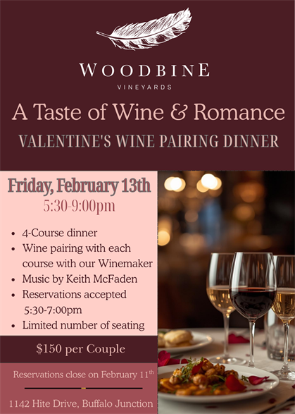 Valentine's Dinner at Woodbine