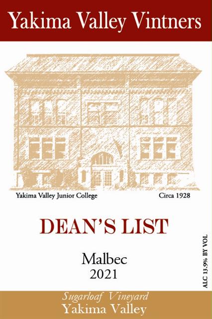 2021 Dean's List Malbec