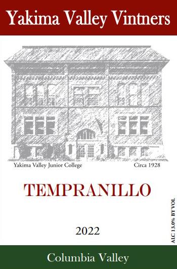 2022 Tempranillo