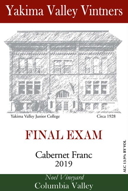 2019 Final Exam Cabernet Franc