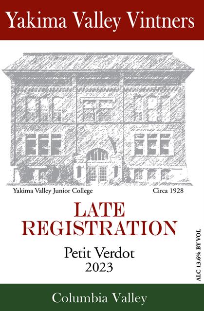 2023 Late Registration Petit Verdot