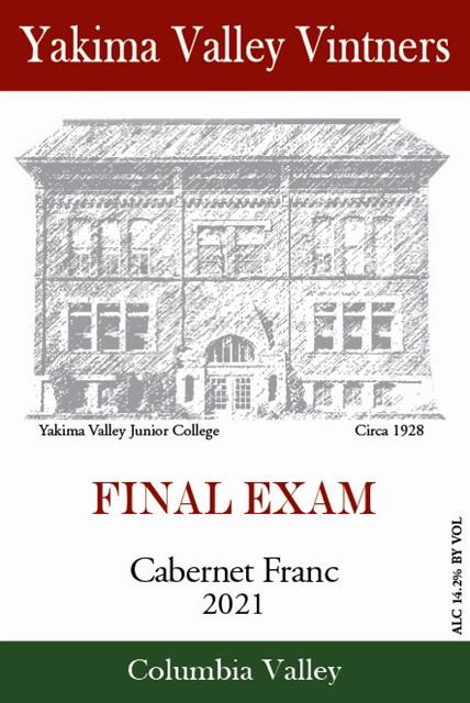 2021 Final Exam-Cabernet Franc