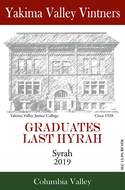 2019 Graduate's Last Hyrah Syrah
