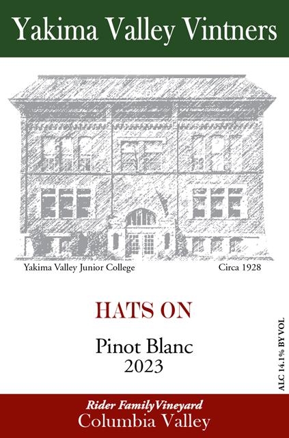 2023 Hats On: Dry Pinot Blanc